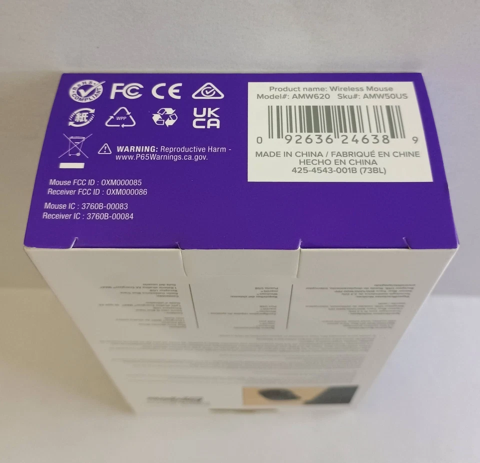 Targus Blue Trace 2.4 GHz Wireless Mouse Black AMW50US  New - Image 3 of 3