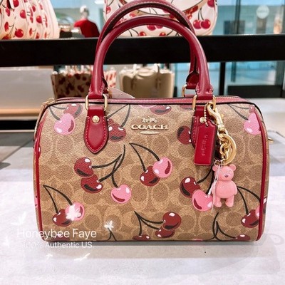 NWT COACH pink Bear Bag Charm CP890 | eBay
