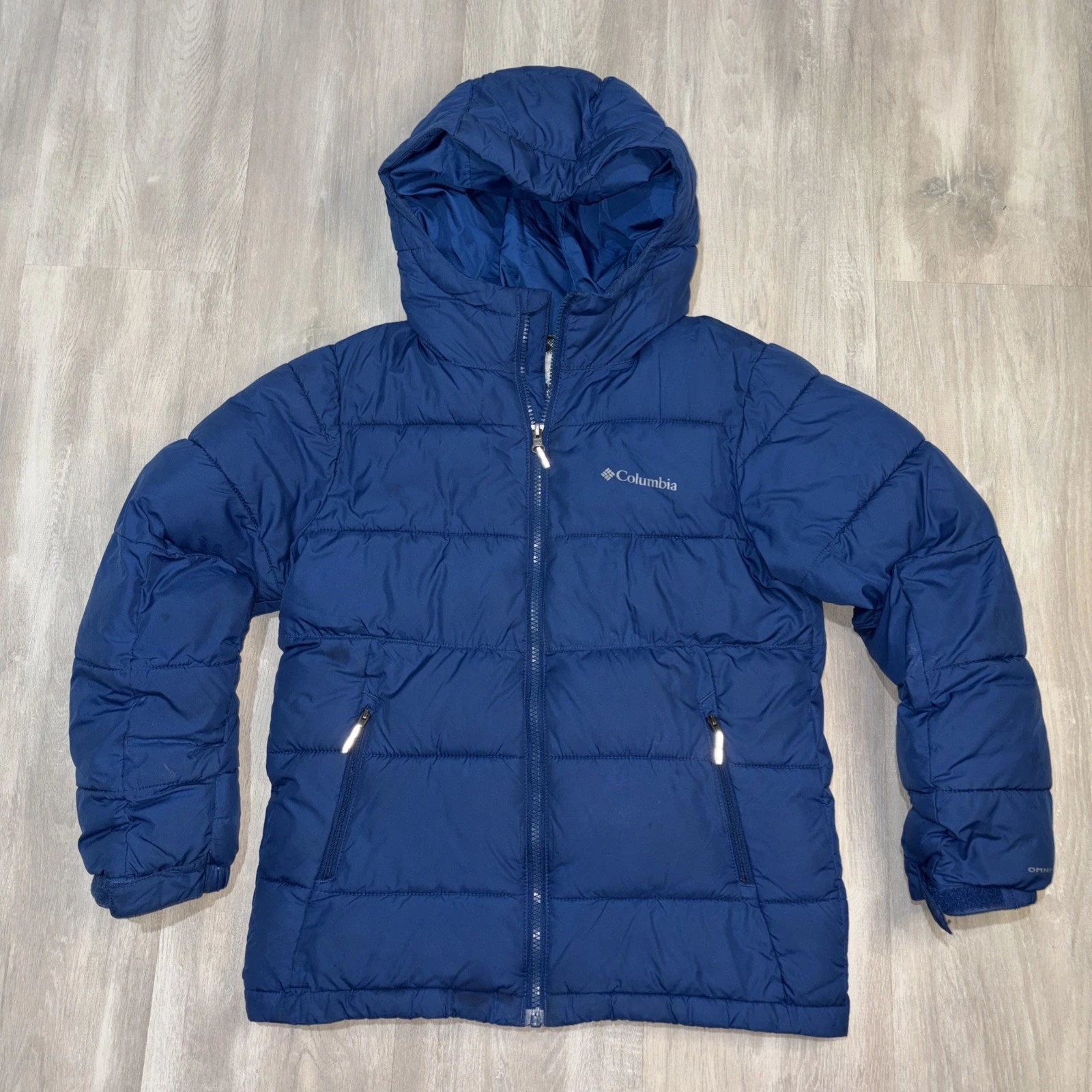 Columbia Youth Unisex Pike Lake II Hooded Jacket in Blue Medium