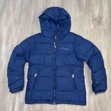 Columbia Youth Unisex Pike Lake II Hooded Jacket in Blue Medium