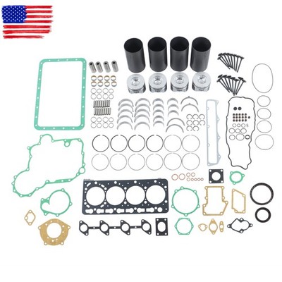 V3800 V3800T V3800DI-T Engine Overhaul Rebuild Kit For Kubota Bobcat Tractor