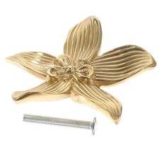 Schön Kabinettsgriff Zinklegierung Blumenform Einfache Installation Dauerhaft