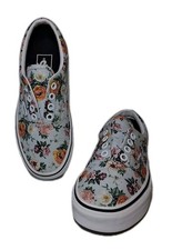 Vans Old Skool Unisex Era Garden Floral Flower Blue Design Men 3.5/Women 5
