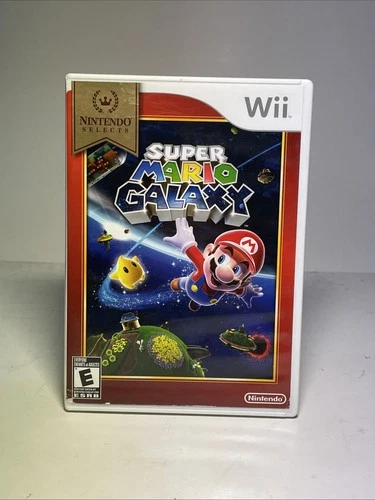Super Mario Galaxy (Nintendo WII, 2007) Nintendo Selects w/Manual  READ