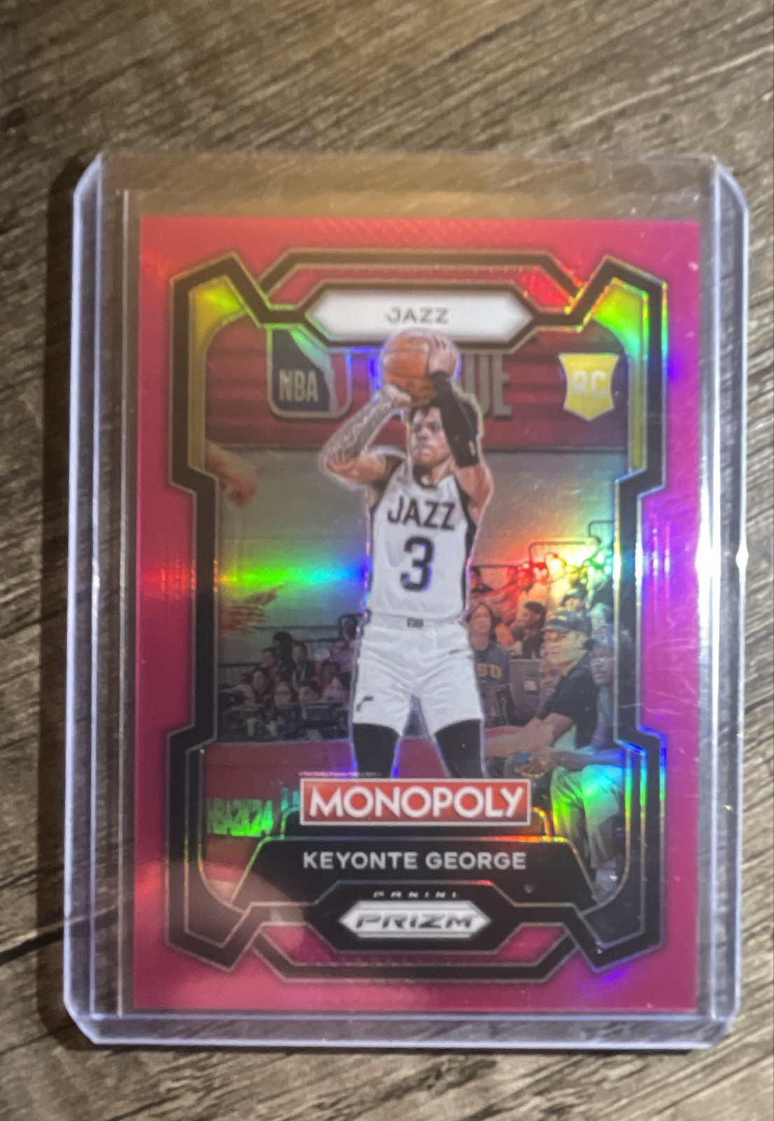 2023-24 Panini Prizm Monopoly - Keyonte George #87 Pink Prizm /149 (RC)