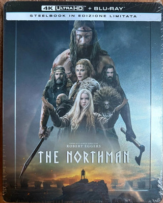 The Northman w. Steelbook (4K UHD + Blu-ray, 2022, EU Import, Region Free) Boxed