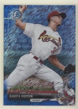 2017 Bowman Chrome Prospects Blue Shimmer Refractor 148/150 Dakota Hudson 7i2