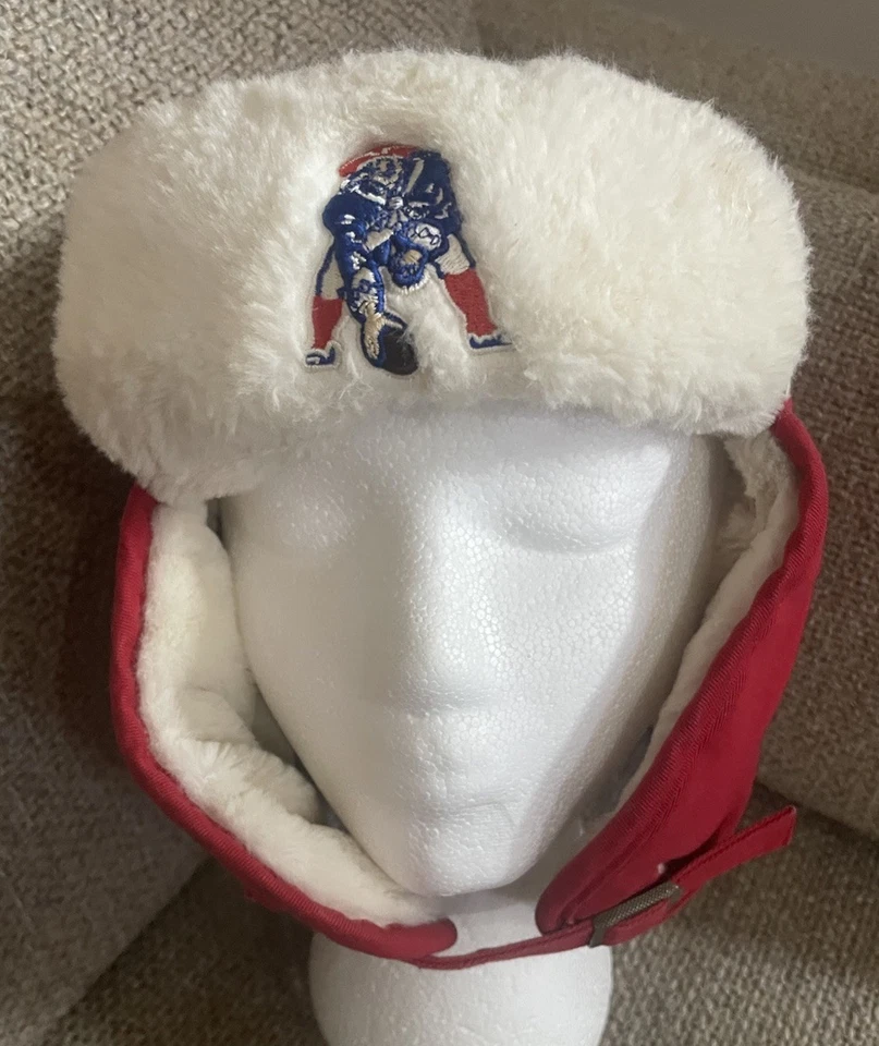 CHAPÉU DE INVERNO MASCULINO 47 MARCA VINTAGE OLD SCHOOL PATRIOTAS TRAPER TRADER FLAP RARO! - Imagem 2 de 4