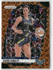 2024 Panini Prizm WNBA Satou Sabally Orange Velocity Prizms Dallas Wings #43