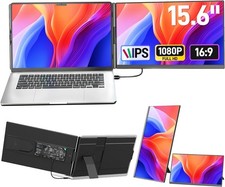 Vixtan Laptop Screen Extender, 15.6'' FHD 1080P IPS Portable Monitor for Laptops