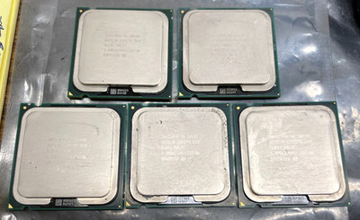 Lot of 5 - Intel Core 2 Duo E8400 3.00GHz 1333 Dual Core Processor LGA 775 SLB9J