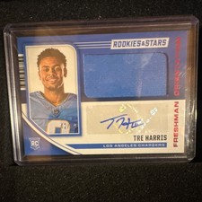 2025 Panini Rookies & Stars Tre Harris Chargers FO-THS Rookie Auto Mem