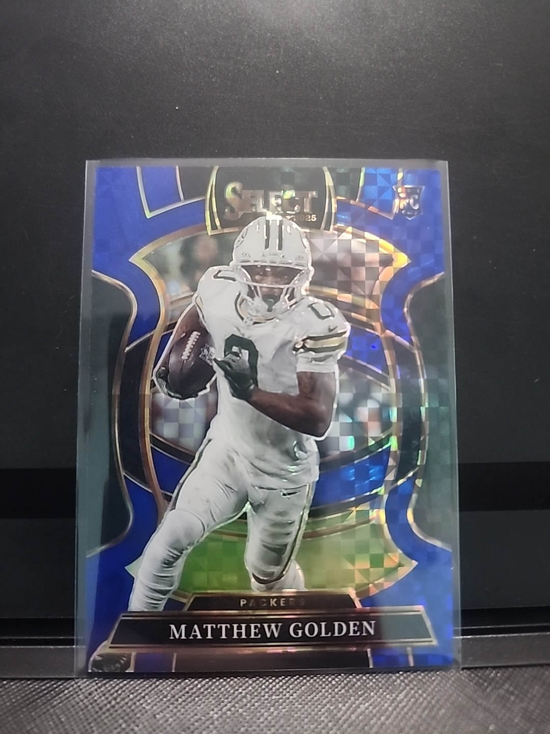 Matthew Golden 2025 Panini Select RC #66 Blue Prizm 022/249 Packers DL1