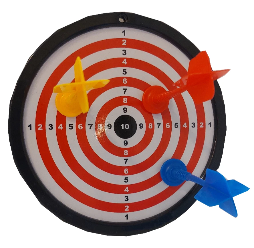 Magnetic Dartboard / Mini Darts for Travel including 3 Darts Dartboard - Image 2 of 3