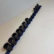 Matco Bp 38 Drive Metric Impact Sockets 10-22mm Missing 13 14 15 W Rail