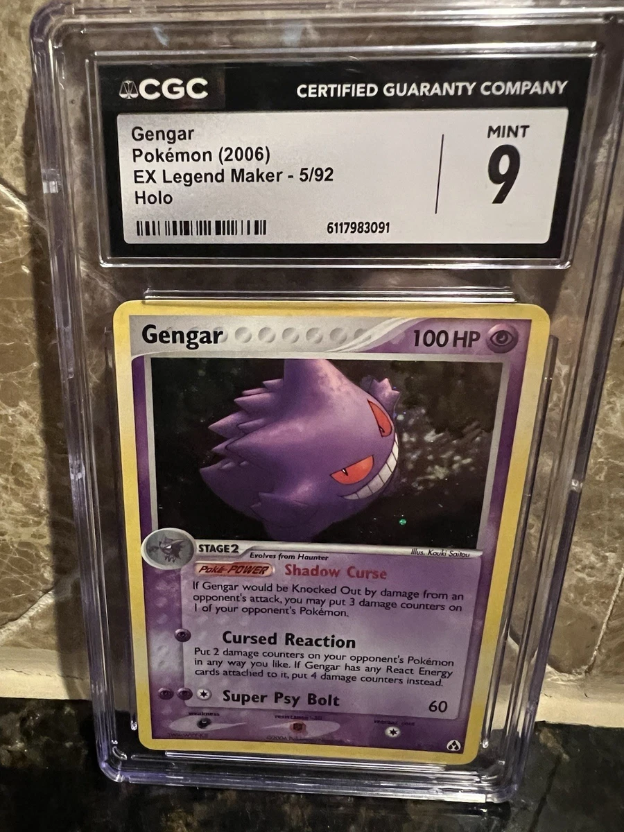 Gengar Pokémon TCG EX Legend Maker Individual Collectible Card