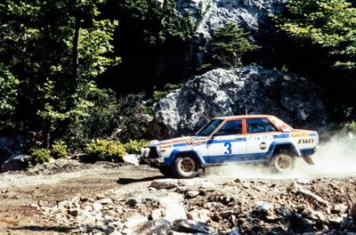 Harry Kallstrom Claes Billstam Datsun 160J Acropolis Rally on May - Old Photo