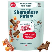Shameless Pets Soft Dog Treats Bacon Me Crazy Meaty 8 Ounce Pack of 1