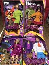 Muñecas Barbie/Ken Scooby-Doo de colección - Muñeca Daphne, Velma, Shaggy & Fred Scooby