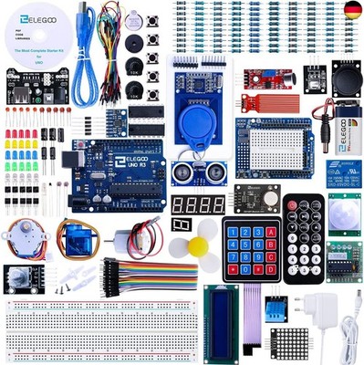 ELEGOO UNO R3 Ultimate Starter Kit, Kompatibel mit Arduino IDE Vollständigster 