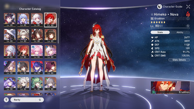 Honkai: Star Rail Account EU TL 70, very well maintained, endgame ready