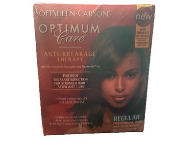 SoftSheen Carson Optimum Care Anti Breakage Therapy Relaxer Reg. New Old Stock