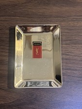 Vintage Yves Saint Laurent (YSL) Small Brass Trinket Tray