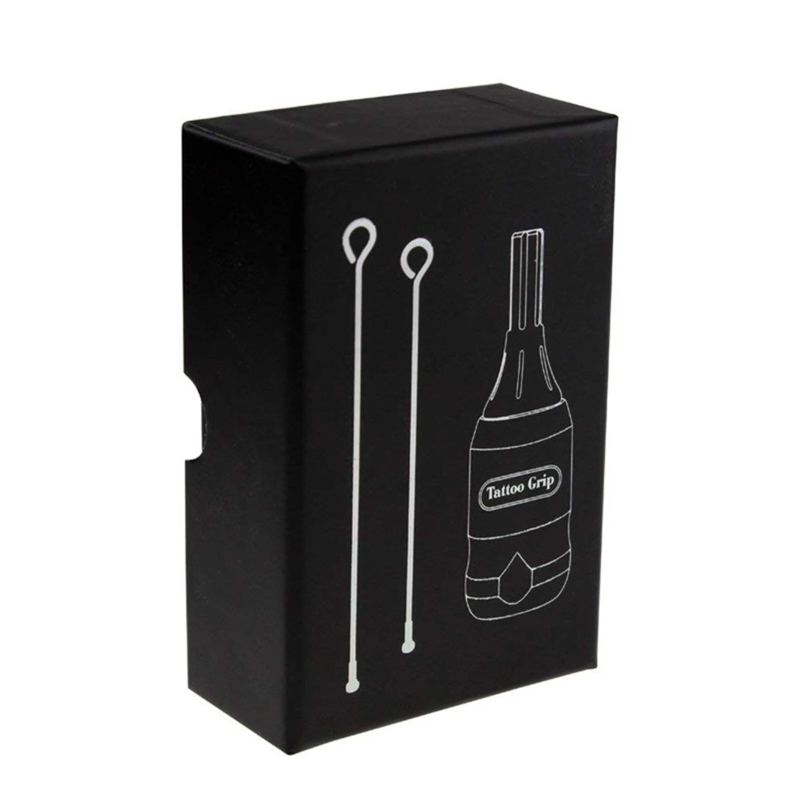 30mm Tattoo Aluminum Alloy Cartridge Grip Grey or Black 3 Needle Plungers image 2