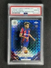 2023-24 Topps Chrome UCC Lamine Yamal #64 Blue Geometric Rookie RC /150 PSA 10