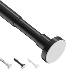 Extendable Shower Curtain Tension Rod Pole Spring Loaded Heavy Duty Telescopic