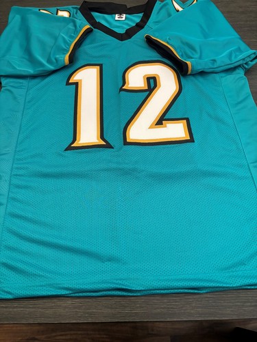 Travis Hunter Authentic Signed Teal Alternate Pro Style Jersey BAS Witnessed