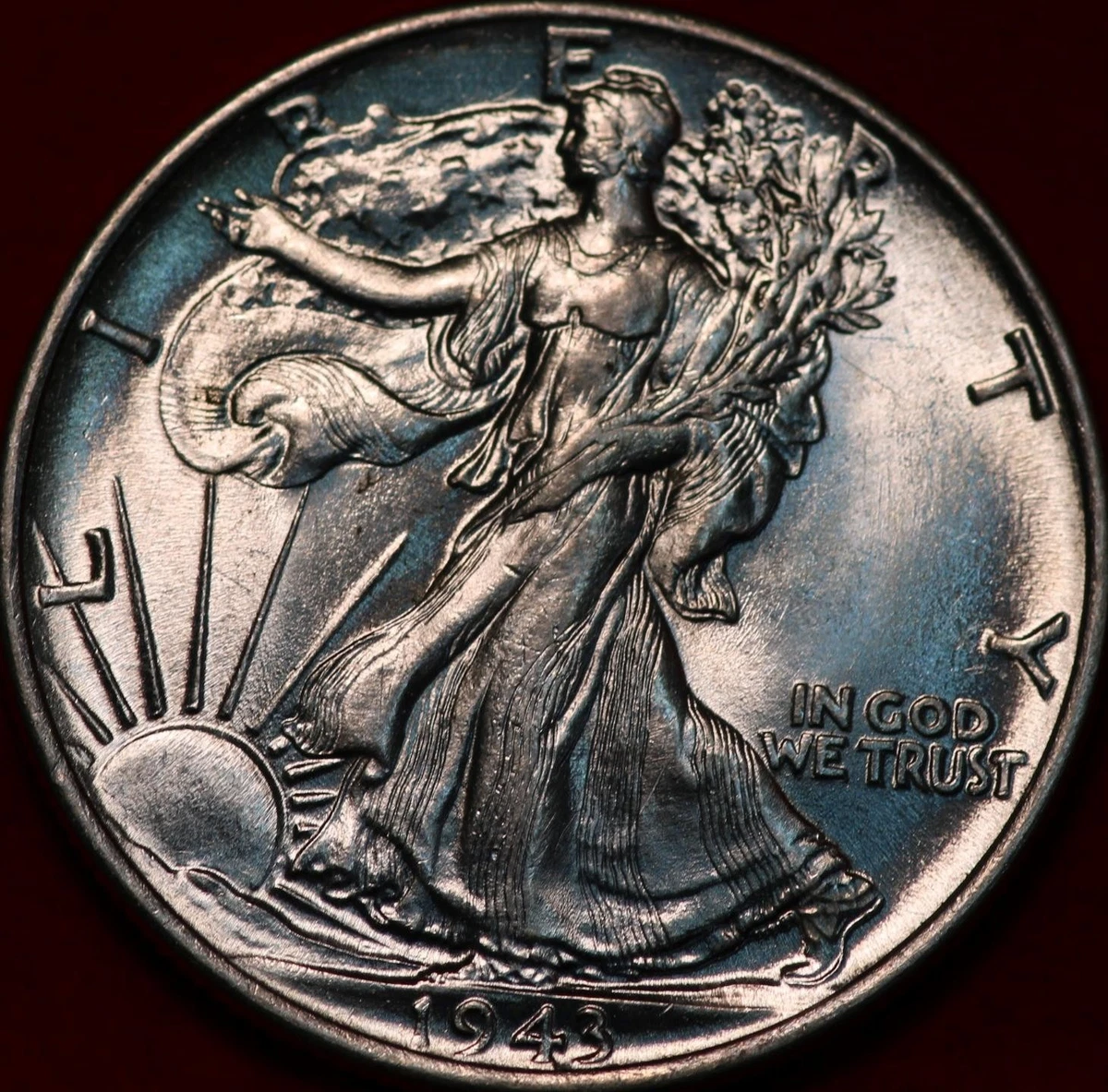 Uncirculated 1943 Year Liberty Walking Half Dollars (1916-1947