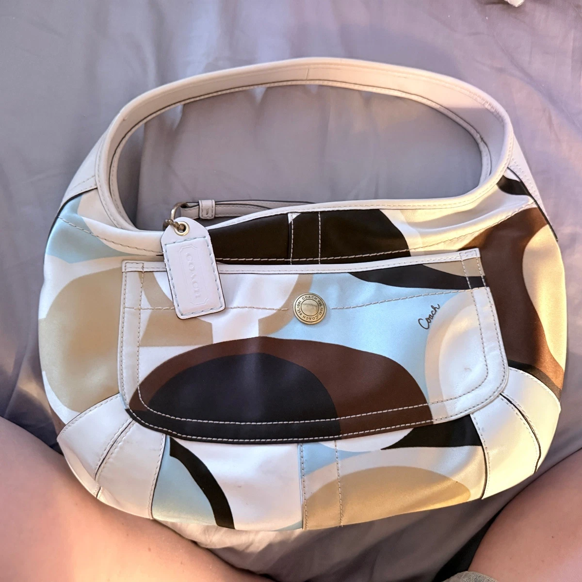 Preços baixos em Bolsas Coach Hobo Exterior Bolsas Femininas | eBay