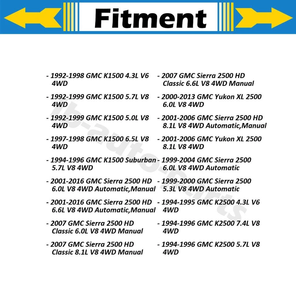 Junta en U del eje delantero SKF para GMC K1500 1992 1993 1994 1995 1996 Foto 3 de 4