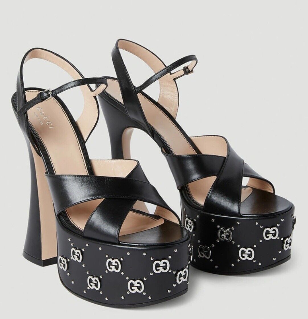 Gucci Interlocking G”s Platform Sandals Heels Shoes 37.5 | eBay Gucci Interlocking G”s Platform Sandals Heels Shoes 37.5 | eBay