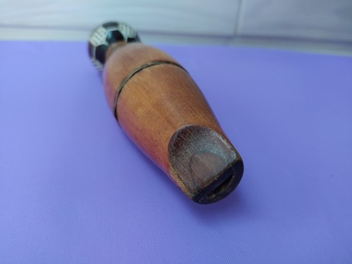 Soviet wooden souvenir "Football whistle" USSR soccer ball - Picture 12 of 16