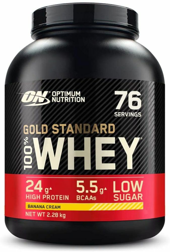 Optimum Nutrition Gold Standard 100% proteína de suero - lata de 2,27 kg (38,72 EUR/kg)