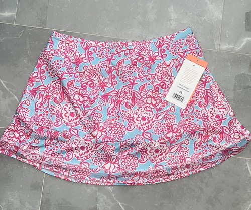 GOTTEX Golf and Tennis Pink Floral Mesh Line Skort Size XL - Picture 3 of 9