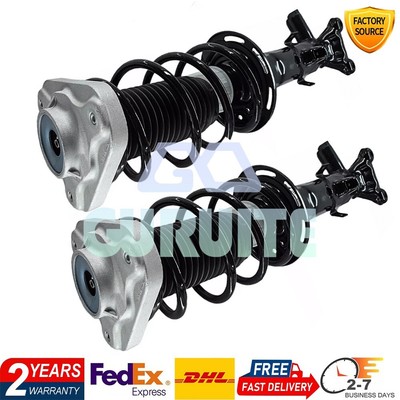 2x Front Shocks Struts Assys w/ADS For Mercedes W218 W212 CLS63 E63 AMG 6.3L RWD
