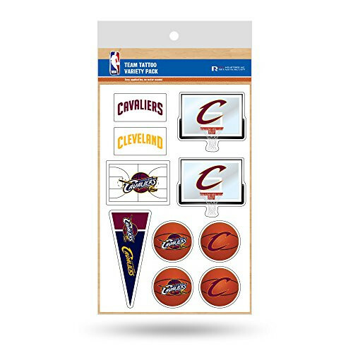 NBA Cleveland Cavaliers Die Cut Tattoo Variety Pack One Size - Bild 1 von 1
