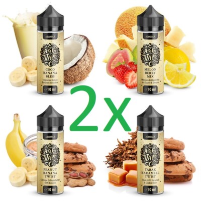 2 x The Age of Vape Aroma je 10ml (20ml) für 240ml E-Zigaretten E-Liquid