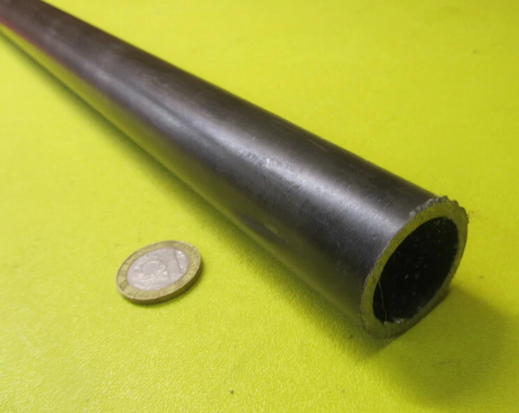 Tubo redondo de acero DOM, 1,25" OD x 1,010" ID x 0,120" pared x 3 pies de longitud Foto 3 de 4