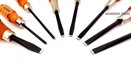 Grace 8pc Gunsmith Screwdriver Set Flat Slotted Wood Handle HG-8 USA Gun Care - Picture 2 of 3