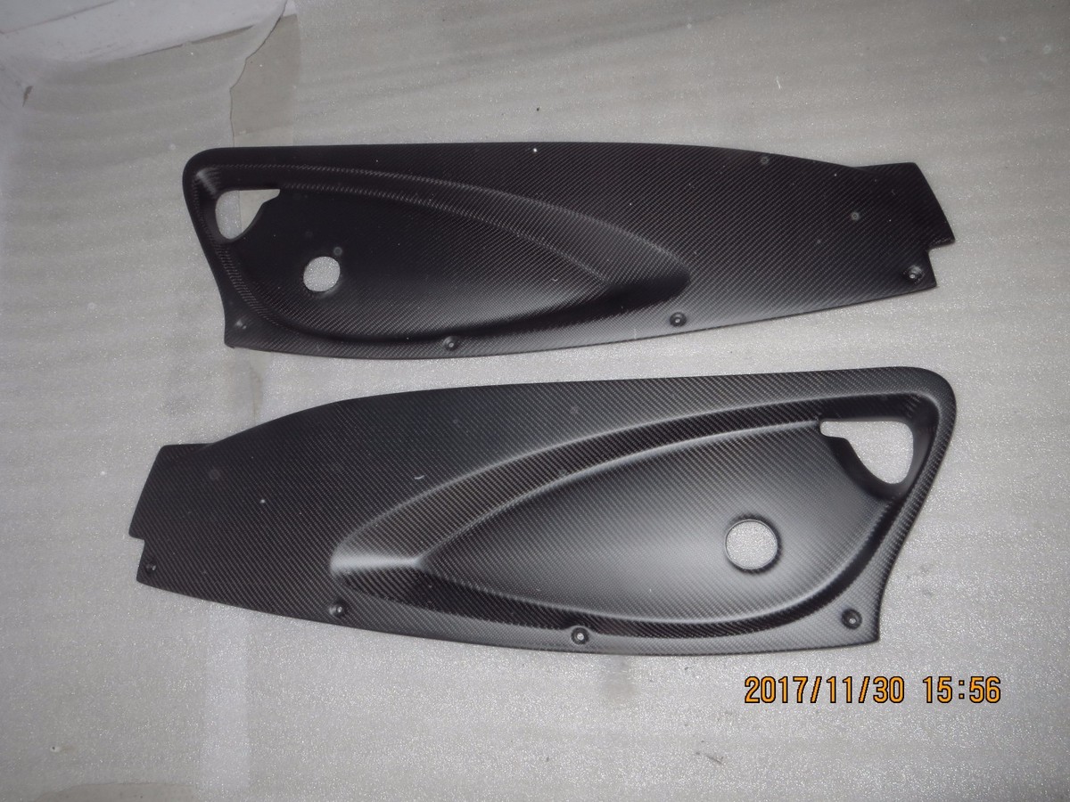Matte Carbon fiber door panels Doorblades inner cards fit Lotus