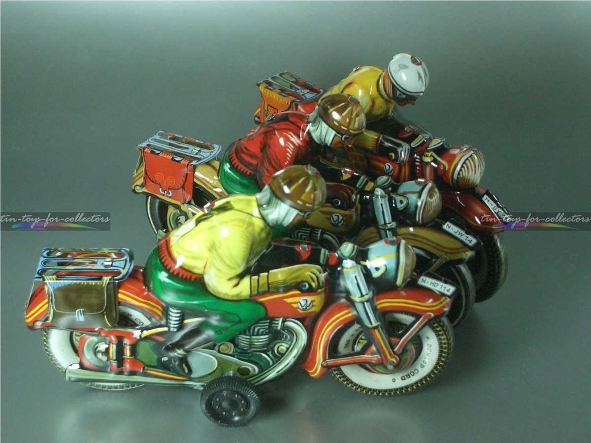 Jouet En Tôle TCO TIPPCO/WAGNER - Moto Lithographiée - État Non Joué - N-DY-11