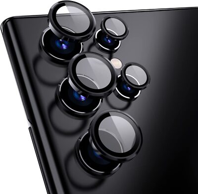 [3+2PCS] Camera Lens Protector Compatible With Samsung Galaxy S22 Ultra Only