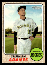 2017 Topps Heritage #172 Cristhian Adames Colorado Rockies