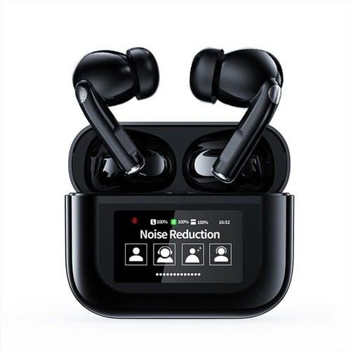 TWS Smart LCD Touch Screen Bluetooth Headset ANC Wireless Headphones Earbuds US
