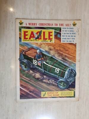 Eagle Comic Vol 13 No 52 29th Dec 1962 Kings of The Road Manfred Von Brauchitsch