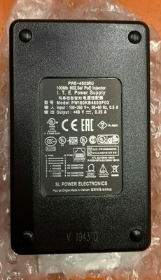 Creston PWE-4803RU PoE Injector - Black